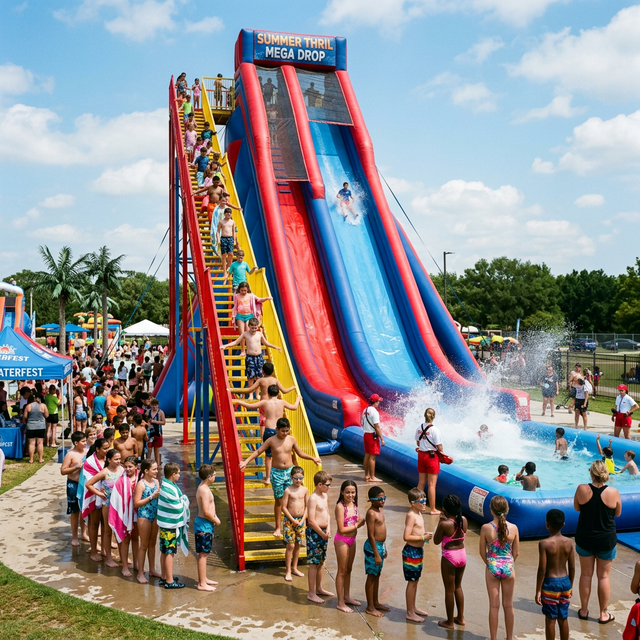 Mega Drop Waterslide