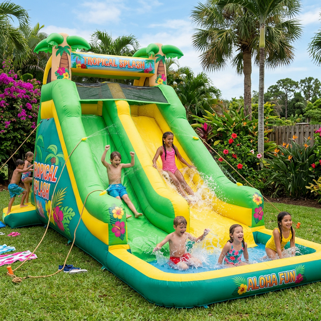 Tropical Splash Waterslide